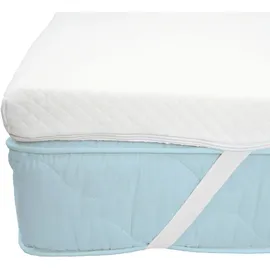 Mendler HWC-E63 Kaltschaum-Matratzentopper atmungsaktiv 180 x 200 cm weiß