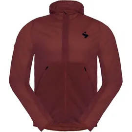 Sweet Protection Hunter Hooded Wind Jacke - dark red (58001) L