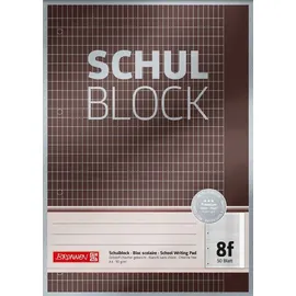 Brunnen Collegeblock 4-fach-Lochung Lineatur 8f rautiert DIN A4 Außenrand, 1 St.