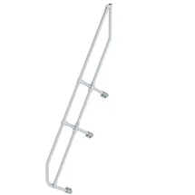 Günzburger MUNK zweiter Handlauf Aluminium-Treppe 60° 7 Stufen