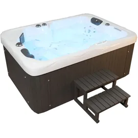 Tronitechnik Outdoor Whirlpool Levanzo 22Kw Pumpe 3Kw Heizung - 190 X 135 X 77Cm - Inkl Heizung 41 Massagedüsen