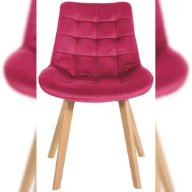 CLP Stuhl Brook Samt rot