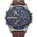 Diesel Herrenuhr Mr Daddy DZ7314 - Braun/Blau