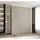 abiks möbel Drehtürenschrank COMO 190 x 245,5 x 40 cm Gold