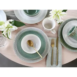 CreaTable Celadon Mix Kombiservice 16-tlg. creme/perlmutt/salbeigrün