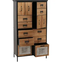 Mendler Apothekerkommode 136 x 73 x 35 cm Beige