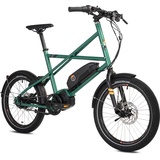 TechniBike UTY 9 by Cooper Bikes – 20 Zoll Ultrakompaktes, one size fits all, E-Bike mit Stahlrahmen, Shimano Alivio 9-Gang Kettenschaltung, Shimano E6100, Emerald Green