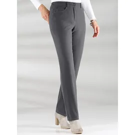 Cosma Thermohose COSMA, Damen, Gr. 36, Normalgrößen, grau, 55% Polyester, 45% Baumwolle, unifarben, lang, Hosen Thermohose