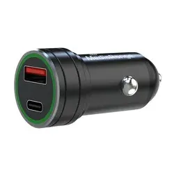 MEDIARANGE Ladegerät KFZ USB-A/USB-C schwarz MRMA120