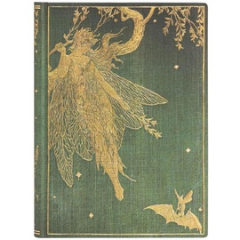 Paperblanks Ltd. Hardcover Notizbuch Olive Fairy Midi Liniert