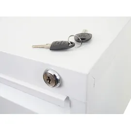 Mendler HWC-H16 Aktenschrank 134x46x62 cm weiß