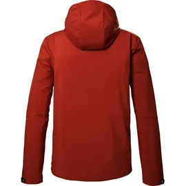 KILLTEC Herren Softshelljacke/Outdoorjacke mit Kapuze KOS 259 MN SFTSHLL JCKT, rost, XL,