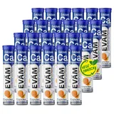 EVÄM Calcium Magnesium D3 Brausetabletten Geschmack Mandarine 24x 15 Stück Nahrungsergänzungsmittel Unterstützung von Knochen und Muskeln vegan...