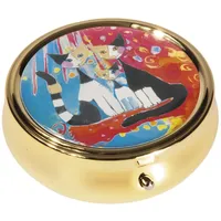Fridolin Wachtmeister Pillendose rund aus Metall für We Want to be Together