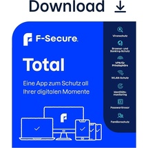 F-Secure Total Security & VPN 2024/2025, - 1/3/5/10 Geräte - 1 oder 2 Jahre, Download