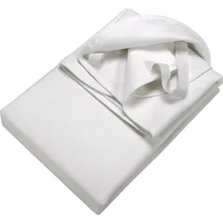 Matratzenauflage SETEX "PU-Sandwich, 90x200 cm, 140x200 cm und weiteren Größen", weiß, B:80cm L:200cm, Bezug: 100% Baumwolle, Matratzenzubehör, innenliegende Nässesperre, Allergiker geeignet (Hausstauballergiker)