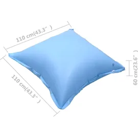 vidaXL Aufblasbare Poolkissen für Aufstellpools 4 Stk.