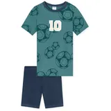 SCHIESSER Pyjama Boys World Organic Cotton in grün | Gr.: 92