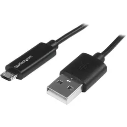 StarTech.com 1m Micro USB Kabel mit LED Ladeanzeige - St/St - USB auf Micro USB