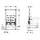 Geberit Duofix Wand Bidet 82 cm für Einlocharmaturen