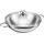 Kopf Wok Josie (Edelstahl, Ø 32 cm, inkl. Glasdeckel, Induktion) silber