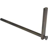 Simausrom, Kleiderbügel, Uvea Garderobenbügel gebogen Breite 320 mm Messing antik matt lackiert (1x)