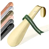 JK Trade Schuhlöffel 15cm Edelstahl Gold poliert (1-tlg., klein & stabil), ideal für Reisen – Aufhängbar & hochwertig verarbeitet goldfarben