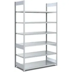 Bito Fachbodenregal / Archivregal zweiseitige Nutzung L1058xH2200xT624 mm, Grundfeld 100 kg