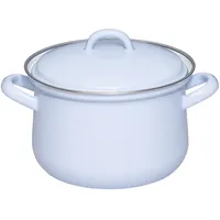RIESS Emaille Fleischtopf mit Deckel 16cm