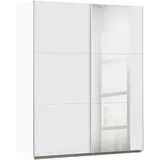 Rauch Schwebetürenschrank »Kleiderschrank Garderobe TOPSELLER AURELIO mit 3 Ausstattungsvarianten«, 3 verschiedene Ausstattungsvarianten Griffe aus Metall MADE IN GERMANY, weiß