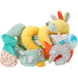 Ebulobo Activity Spirale Spielzeug Giraffe Krokodil Elefant Vogel 0+
