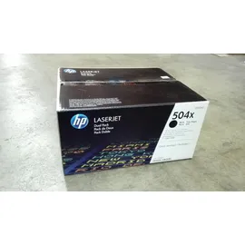 HP 504X schwarz 2er Pack (CE250XD)