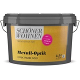 SCHÖNER WOHNEN Metall-Optik matt Gold 1 l