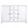 OTTO home Kombikommode 128 x 88 x 38 cm Weiß