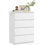 Woltu Kommode 60 x 90 x 40 cm Weiß