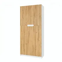 Vladon Logan Aktenschrank 82 x 37 x 185 cm braun