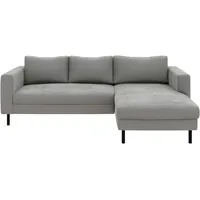 TRENDMANUFAKTUR Ecksofa Amazing II Cord 2-Sitzer Beige