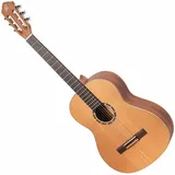 Ortega Guitars Konzert Gitarre Linkshänder – 4/4, Slim Neck – Family Series – Inklusive Gig Bag – Zeder, Mahagoni, Natur (R122SN-L)