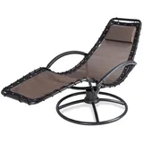 CASARIA Eve Relaxliege 191 x 77 x 82 cm schwarz