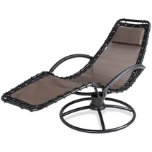 CASARIA Eve Relaxliege 191 x 77 x 82 cm schwarz
