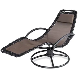 CASARIA Eve Relaxliege 191 x 77 x 82 cm schwarz