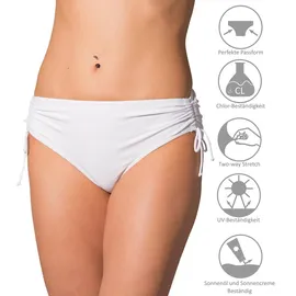 Aquarti Bikini-Hose Damen Weiß 42