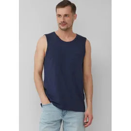 s.Oliver Baumwoll-Tanktop Blau XL