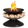Blumfeldt Feuerschale Aguilera Ø 65 cm Schwarz