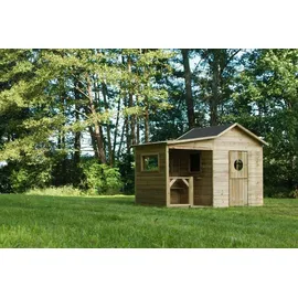 4iq group Spielhaus Elisa 240 x 125 x 173 cm Holz