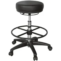 Amstyle Arbeitshocker »Roland« schwarz Flachsitz schwarz