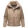 Navahoo leichte Damen Steppjacke kurze Übergangsjacke oversized mit Fledermausärmeln Luftzauber 14 Taupe Grey Gr. L - L