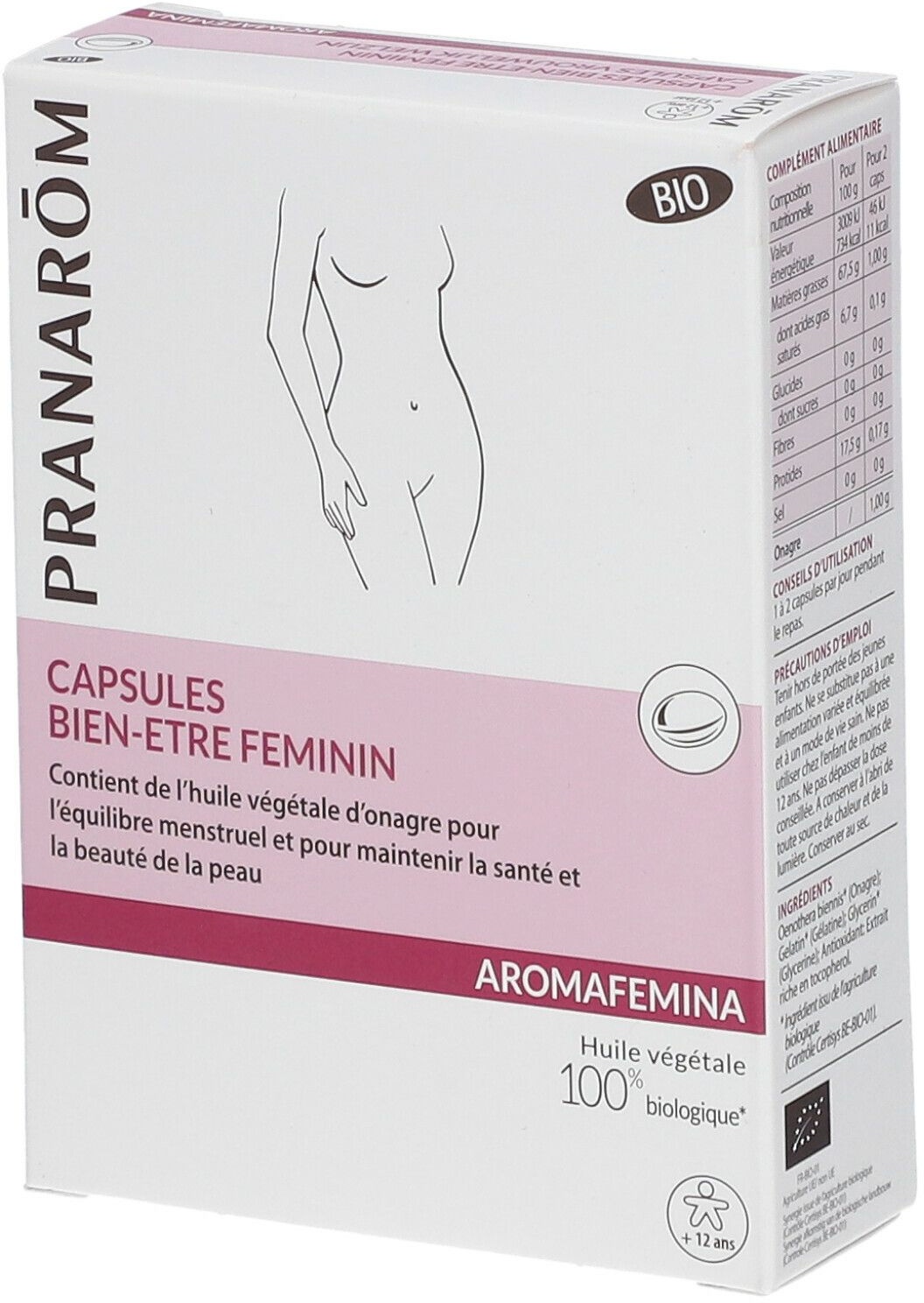 PRANAROM Bien être féminin capsules bio 30 pc(s) capsule(s)