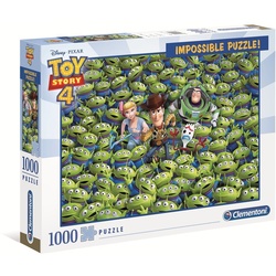 Clementoni® Puzzle 39499 Toy Story 4 Impossible 1000 Teile Puzzle, 1000 Puzzleteile bunt