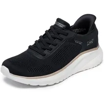 SKECHERS Bobs Squad Chaos Damen Schwarz/Gold 37